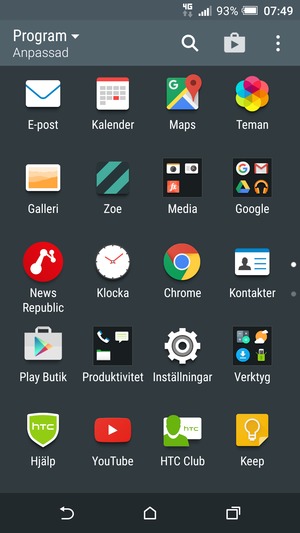 Välj Inställningar