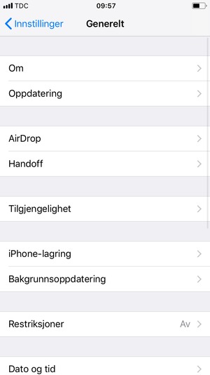 Velg Oppdatering