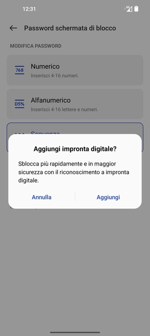 Seleziona la tua opzione preferita