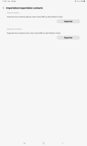 Sélectionnez Importer