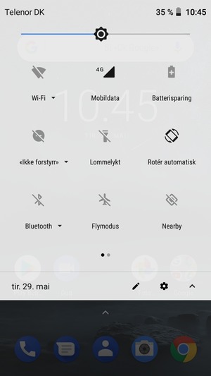 Slå Batterisparing på
