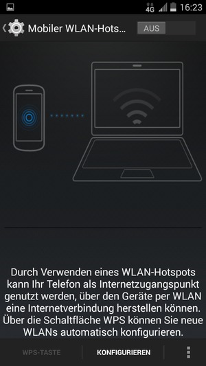 Wählen Sie KONFIGURIEREN