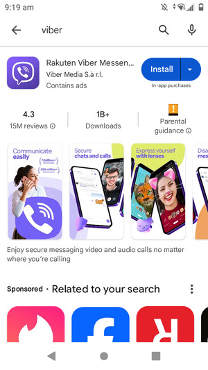 Select the app