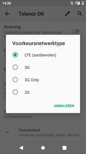 Selecteer uw voorkeursoptie