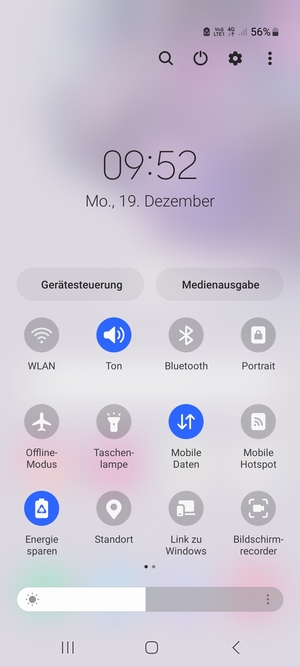 Schalten Sie Energiesparen ein