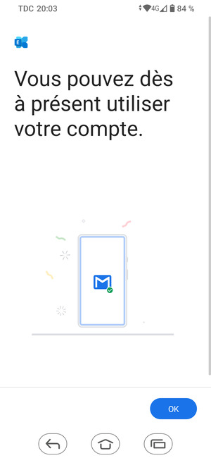 Sélectionnez OK