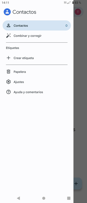 Seleccione Ajustes