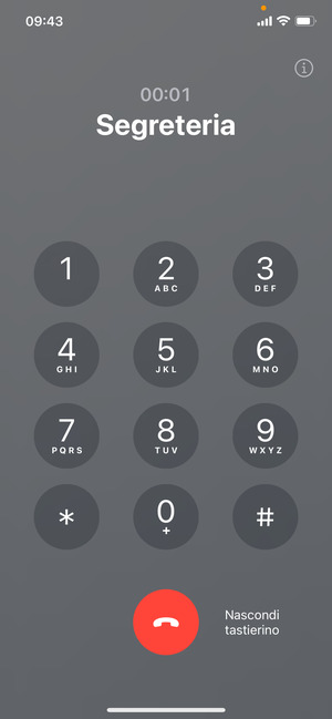 Sto chiamando la segreteria telefonica