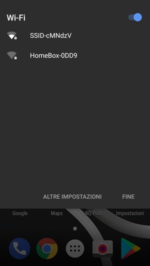Disattiva Wi-Fi
