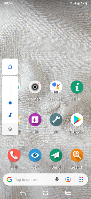 To change the sound profile, select Sound