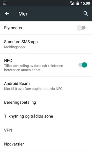 Velg Tilknytning og trådløs sone
