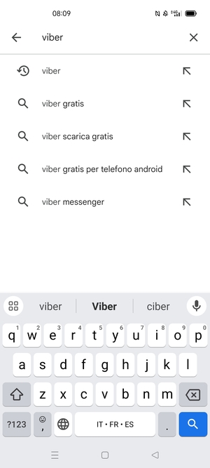 Inserisci il nome dell'app e seleziona Ricerca