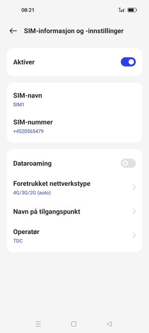 Velg Navn på tilgangspunkt