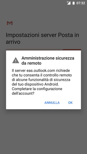 Seleziona OK