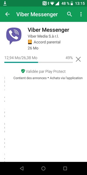 Veuillez attendre la fin de la procédure d'installation