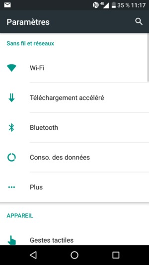 Sélectionnez Wi-Fi