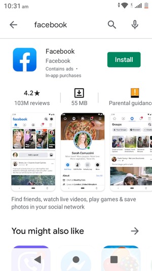 Select the app