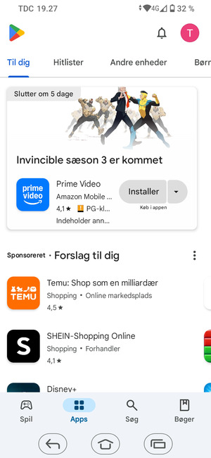 Vælg Søg