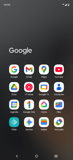 Selecteer Gmail