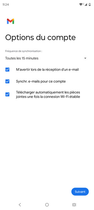 Sélectionnez Suivant