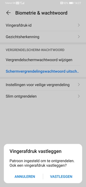 Selecteer ANNULEREN