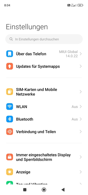 Wählen Sie Über das Telefon
