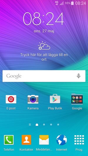 Välj E-post