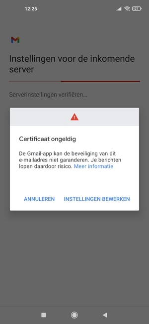 Selecteer INSTELLINGEN BEWERKEN