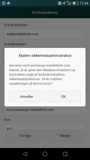 Vælg OK