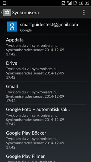 Tryck på Meny-knappen