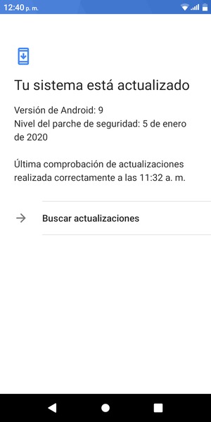 Seleccione Buscar actualizaciones