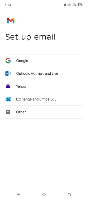 Select Outlook, Hotmail, and Live