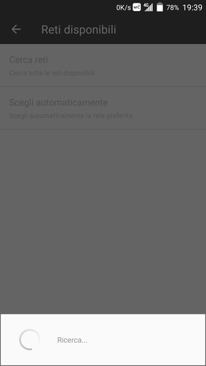 Attendi il completamento della ricerca