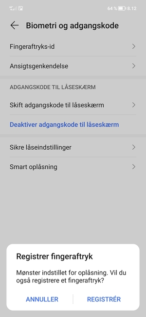 Vælg ANNULLER