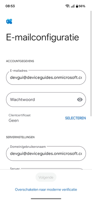 Voer uw wachtwoord in