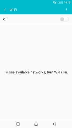 Turn Wi-Fi on