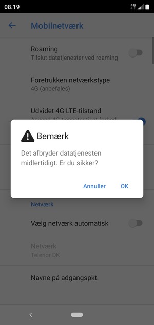 Vælg OK