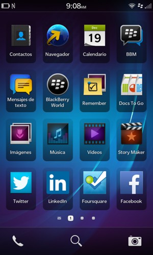 Seleccione Mensajes de texto
