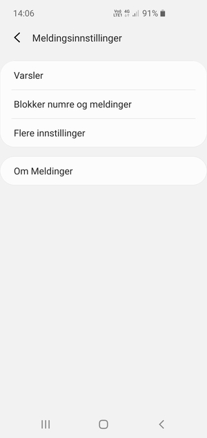 Velg Flere innstillinger