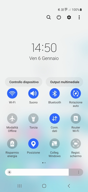 Disattiva Wi-Fi e Bluetooth