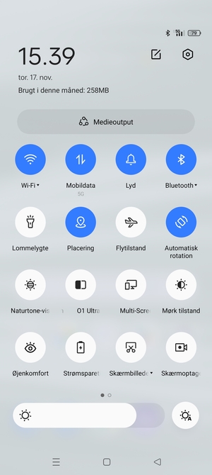 Slå Wi-Fi og Bluetooth fra