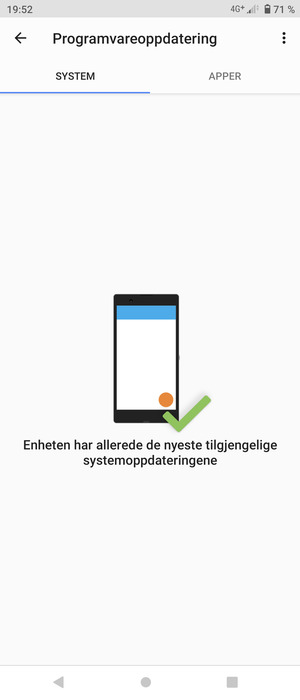 Velg menyknappen