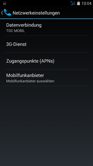 Wählen Sie Mobilfunkanbieter