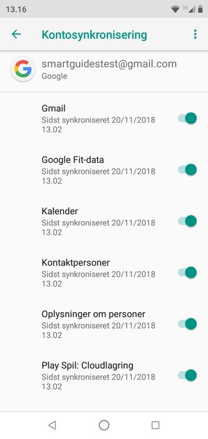 Vælg Menu-knappen