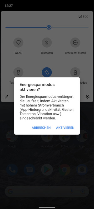 Wählen Sie AKTIVIEREN