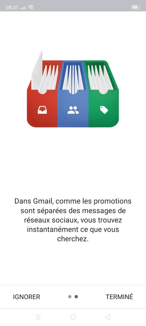 Sélectionnez TERMINÉ
