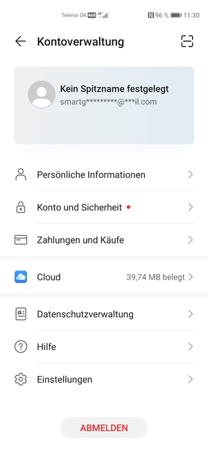 Wählen Sie Cloud