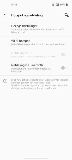 Vælg Wi-Fi-hotspot