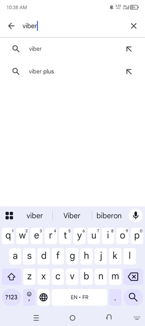 Enter the app name and select Search