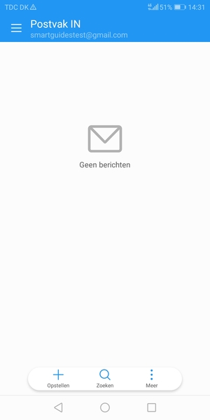 Uw Gmail is klaar voor gebruik